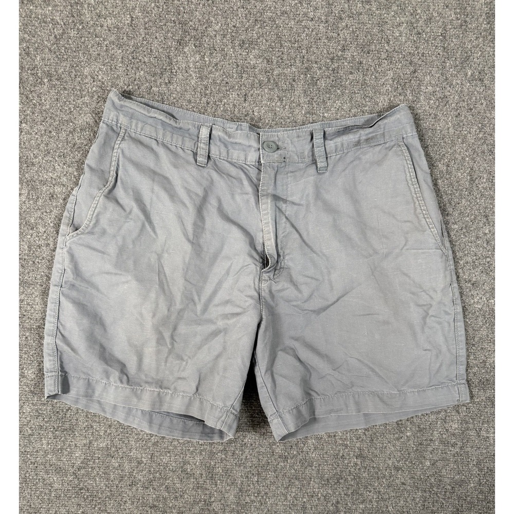 Patagonia Mens 32 Blue Gray Organic Cotton Chino Shorts 5.5" Inseam
